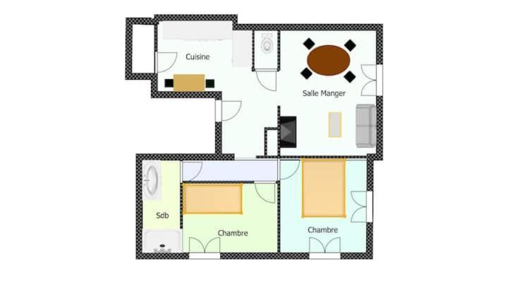 Appartement Simple Sur Argenteuil, Proche Paris Bagian luar foto
